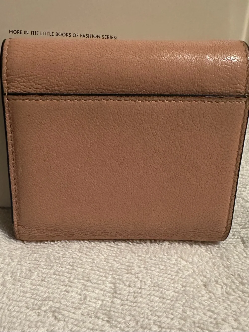 Christian Dior Saddle Compact Wallet Pink Leather